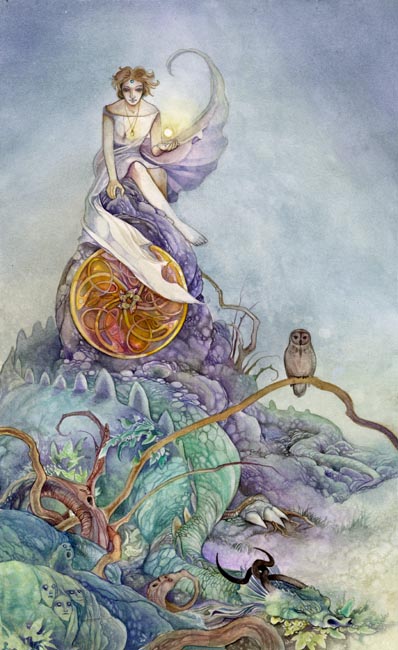Page of Pentacles - Shadowscapes Tarot 