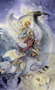 Knight of Swords - Shadowscapes Tarot 