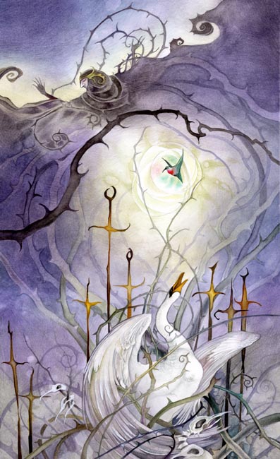 Eight of Swords - Shadowscapes Tarot 