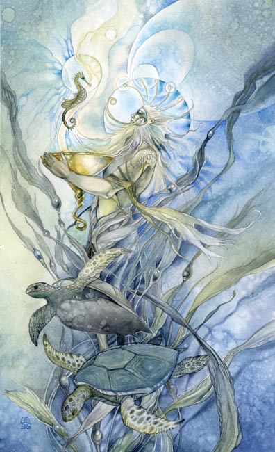 King of Cups - Shadowscapes Tarot 