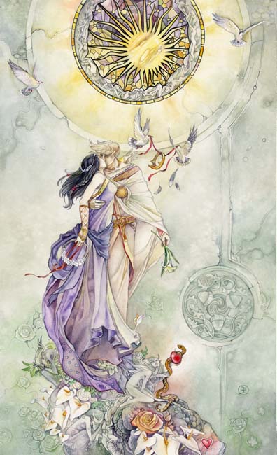 The Lovers - Shadowscapes Tarot 