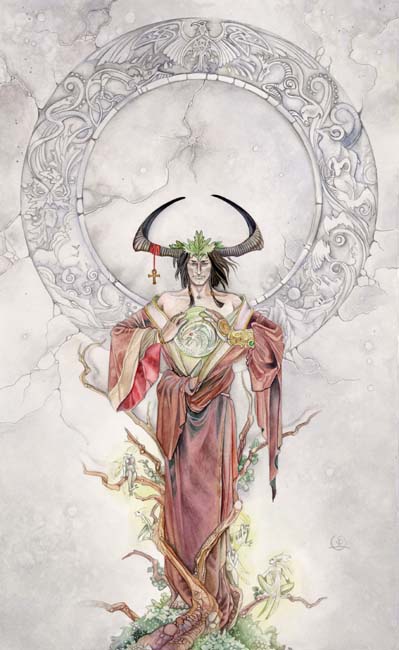 The Emperor - Shadowscapes Tarot 